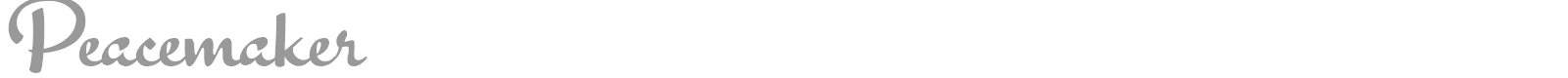 Peacemaker font preview